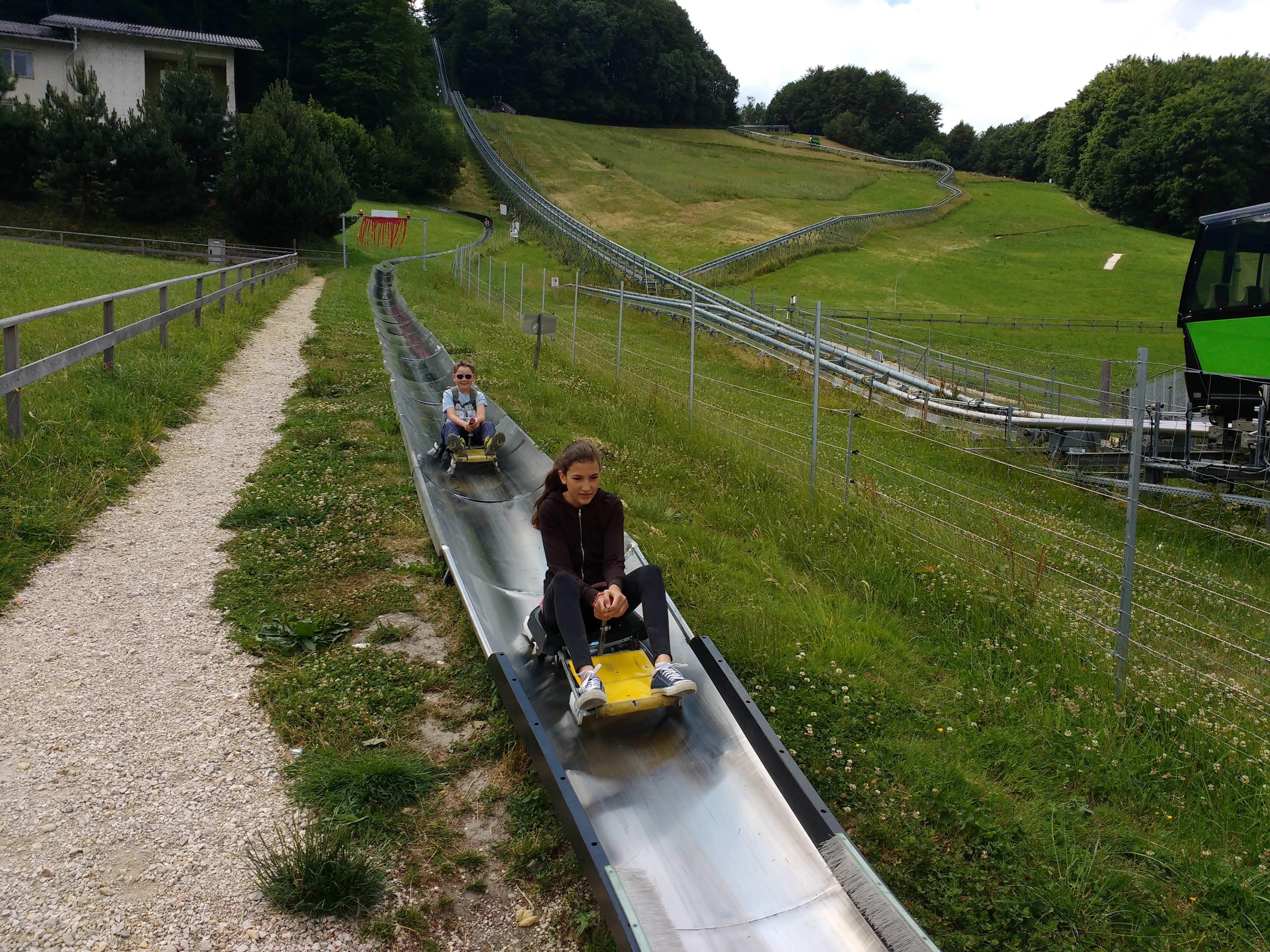 Ausflug zur Sommerrodelbahn  in Haag  am Hausruck 