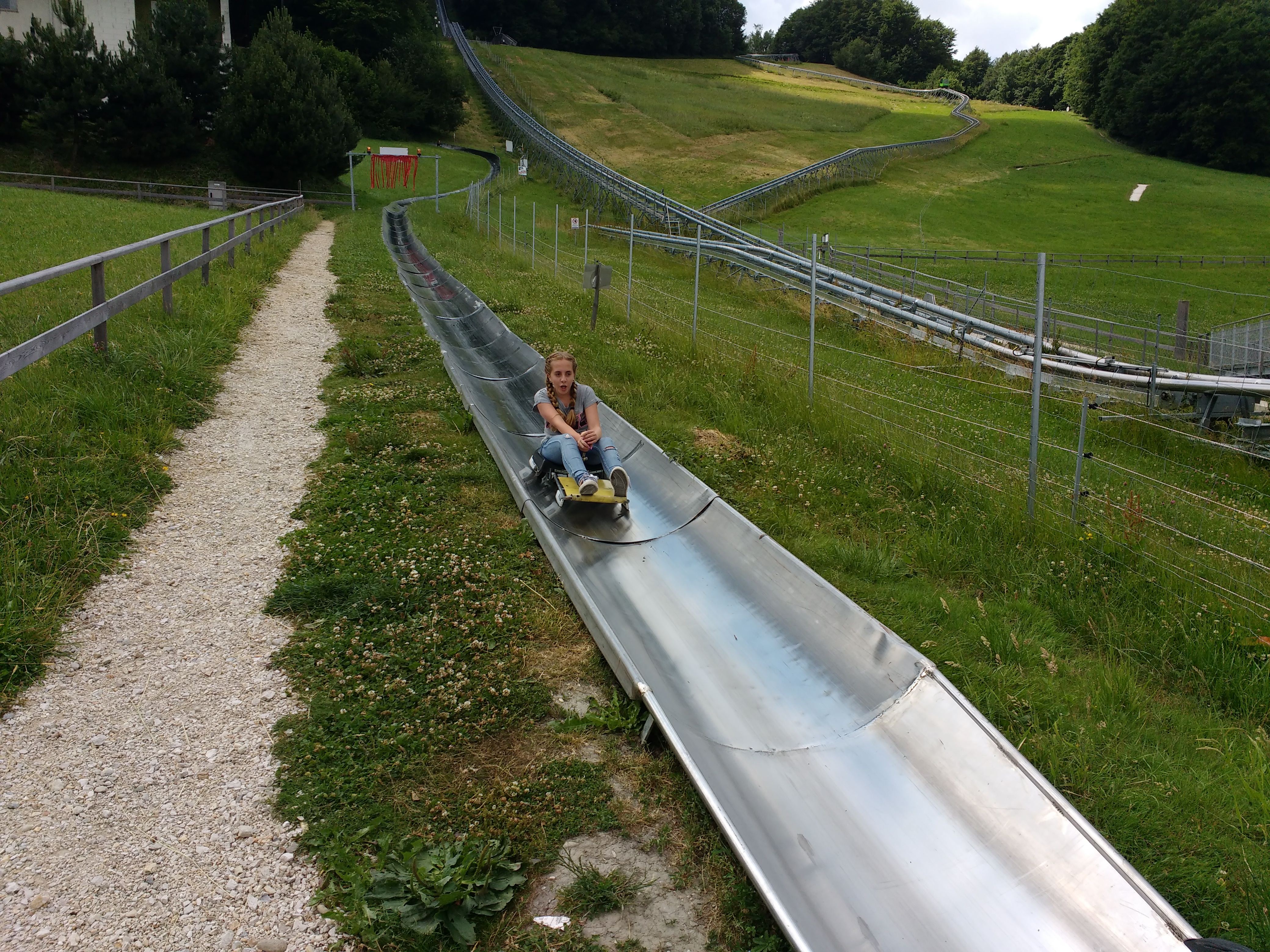 Ausflug zur Sommerrodelbahn  in Haag  am  Hausruck  